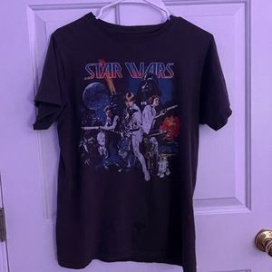 Star Wars Graphic Tee Dark Gray Size M